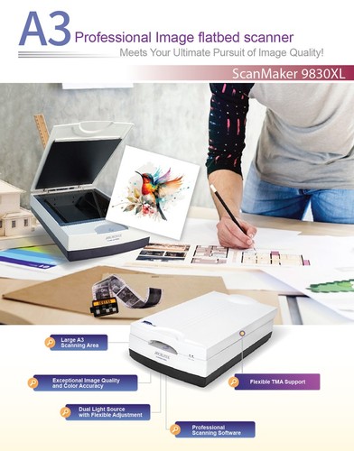 Microtek scanmaker 9830xl - 9830xl, a3