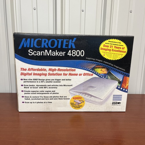 Microtek scanmaker 4800 - microtek,